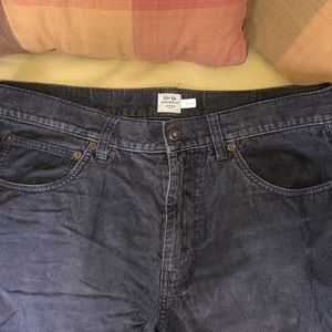 J. Crew Charcoal Corduroy Pants